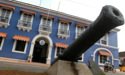 Le musée des Douanes à Panaji, capitale de l'Etat de Goa, le 19 août 2009