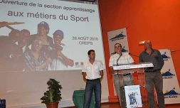 Jeudi 26 Août 2010

ouverture de la section d'apprentissage métiers du sport