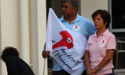 Samedi 28 Août 2010
Soutien à Sakineh Mohammadi-Ashtiani sur le parvis des Droits de l'Homme à Saint-Denis  photo image- reunion.re