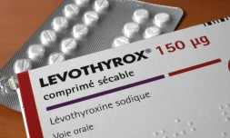 Un paquet de comprimés Levothyrox à Rennes le 8 septembre 2017