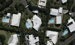 Lotissement dans l'ouest de La Réunion