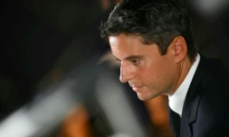 Le secrétaire général de Renaissance Gabriel Attal, à Paris le 3 septembre 2026