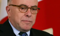 Le Premier ministre français Bertrand Cazeneuve à Londres, le 17 février 2017