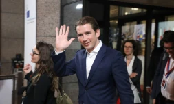 Le chancelier autrichien Sebastian Kurz, le 29 juin 2018 à Bruxelles