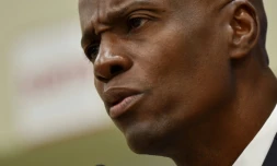 Jovenel Moïse le 13 mars 2017 à Port-au-Prince