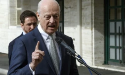 Le médiateur de l'ONU, Staffan de Mistura, le 23 février 2017 à Genève