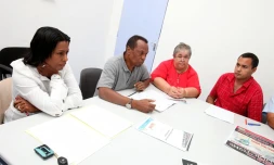Jeudi 9 septembre 2010: conférence de presse de la Ville de Saint-Denis sur la journée de sensibilisation et de prévention contre l'addiction (photo: DR)