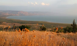Une vue du lac de Tibériade en Israël, le 8 octobre 2018