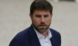 Le maire de l'Haÿ-les-Roses Vincent Jeanbrun, le 4 juillet 2023 devant l'Elysée