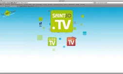Page d'accueil de la web-tv de Saint-Joseph