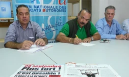 Point presse de l'intersyndicale ce lundi 20 septembre 2010