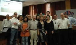 Lors de la conférence de presse annonçant la mise en place du groupement de prévention agréé (Photo D.R.)