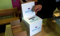 Dans un bureau de vote de Marseille, le 20 novembre 2016