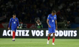 L'équipe de France a perdu (1-3) contre l'Italie lors de la première journée de Ligue des nations dans le groupe 2 au Parc des Princes (Paris) le vendredi 6 septembre 2024
