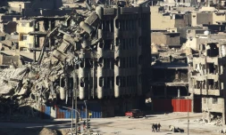 Des immeubles détruits à Mossoul, le 8 janvier 2018, en Irak