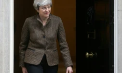 La Première ministre britannique Theresa May, à Londres, le 27 novembre 2017
