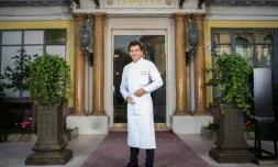 Le chef Yannick Alléno à Paris, le 22 septembre 2016