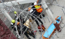 Mardi 28 septembre 2010 - les Sapeurs Pompiers en exercice à Juliette Dodu