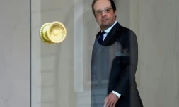 Le président français François Hollande, le 4 janvier 2017 à l'Elysée à Paris