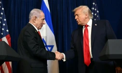 Le président américain Donald Trump et le Premier ministre israélien Benjamin Netanyahu à Mar-a-Lago, en Floride, le 29 décembre 2025