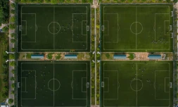 Les terrains d'entraĂźnement du Guangzhou R&F le 21 septembre 2018