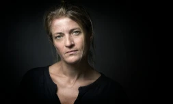 L'auteure Nathalie Azoulai, le 7 octobre 2015, à Paris