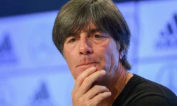 Le sélectionneur de l'équipe d'Allemagne Joachim Löw en conférence de presse, le 29 août 2018 à Munich