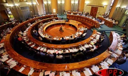Hémicycle du conseil général (Photo archives)