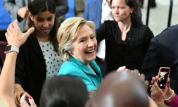 La candidate démocrate à la présidentielle américaine, Hillary Clinton, en campagne à Reno, au Nevada, le 25 août 2016