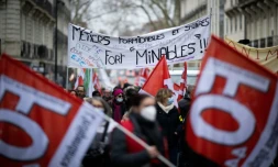 Manifestation interprofessionnelle pour la hausse des salaires et l'emploi, Ă Nantes le 27 janvier 2022