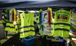 "Assemblée des assemblées" de "gilets jaunes" à Montceau-les-Mines, en juin 2019
