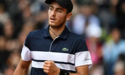Exploit du jeune Français Elliot Benchetrit vainqueur du Britannique Cameron Norrie à Roland-Garros, le 28 mai 2019