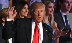 Le républicain Donald Trump, le 9 novembre 2016 à New York