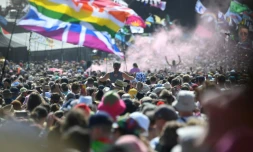 Pendant la précédente édition du festival de Glastonbury, le 26 juin 2022