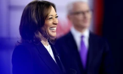 La vice-présidente Kamala Harris à Aston, en Pennsylvanie, le 23 octobre 2024