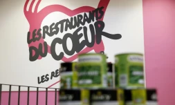 Un local des Restos du C?ur à Paris, le 25 novembre 2013