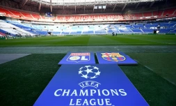 Le Groupama Stadium s'apprête à accueillir le choc Lyon-FC Barcelone comptant pour les 8e de finale aller de la Ligue des champions, 19 février 2019