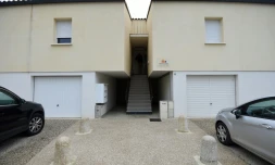 Le bâtiment dans lequel des individus suspectés de préparer un attentat, ont été arrêtés, le 10 février 2017 à Clapiers près de Montpellier