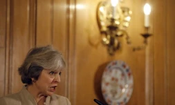 La Première ministre britannique Theresa May, le 13 janvier 2017 à Londres