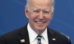 Le président américain Joe Biden lors du sommet de l'Otan à Bruxelles le 14 juin 2021