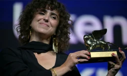 La réalisatrice danoise May El-Toukhy a remporté le Lion d'or au festival de cinéma de Venise, pour son film "Woman unknown", le 12 septembre 2026