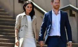 Le prince Harry et son épouse Meghan Markle en octobre 2018 à Sydney