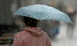 De fortes pluies à Montpellier le  28 octobre 2021