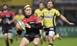 L'arrière polyvalent australien du RC Toulon James O'Connor lors d'un match à Clermont, le 9 janvier 2017