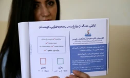 Les Kurdes irakiens vont voter sur leur indépendance dans un climat de forte appréhension, le 25 septembre 2017 à Erbil.