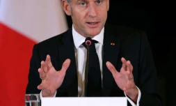 Emmanuel Macron à Paris le 9 octobre