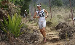 Grand raid - Vendredi 22 octobre 2010 - Killian Jornet à Îlet aux Orangers dans le Cirque de Mafate