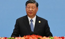 Le président chinois Xi Jinping, le 18 octobre 2023 à Pékin