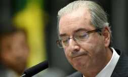 Eduardo Cunha, président de la Chambre des députés du Brésil, à Brasilia le 2 mars 2016