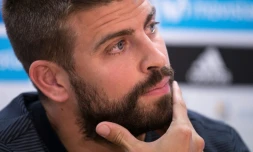 Le défenseur du FC Barcelone Gerard Piqué, le 12 août 2017 au Camp Nou